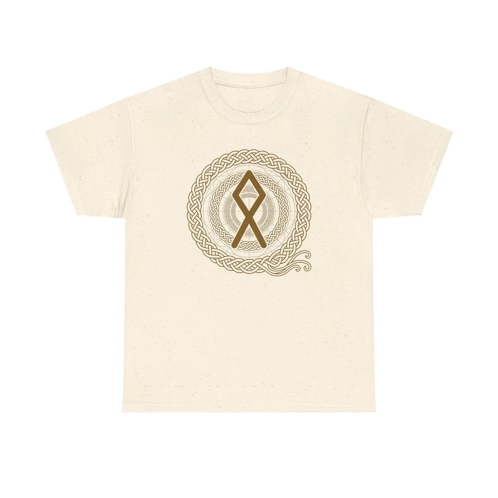 Othala Rune Inheritance T-Shirt - Heavy Cotton Classic Fit Tee - Unisex White