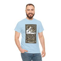Judgement Angel Graphic T-Shirt - Heavy Cotton Classic Fit Tee - Unisex White