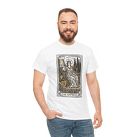 Empress Tarot Card Graphic T-Shirt - Heavy Cotton Classic Fit Tee - Unisex White