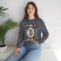The World Tarot Card Sweatshirt - Heavy Blend Fleece Crewneck - Unisex White