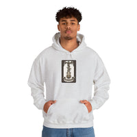 The Hanged Man Tarot Card Hoodie - Heavy Blend Fleece Pullover - Unisex White