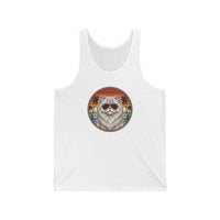 Persian Cool Cat Aviator Graphic Tank Top - Soft Combed Cotton Retail Fit Tank - Unisex White