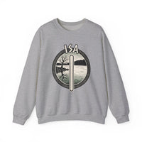Isa Rune Ice Stillness Sweatshirt - Heavy Blend Crewneck Fleece - Unisex White