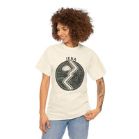 Jera Rune Harvest Reaping T-Shirt - Medium Weight Cotton Classic Fit Tee - Unisex White