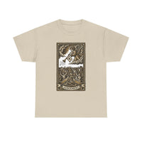 Judgement Angel Graphic T-Shirt - Heavy Cotton Classic Fit Tee - Unisex White