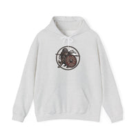 Shieldmaiden Viking Berserker Dog Hoodie - Heavy Blend Cotton Poly Pullover - Unisex White