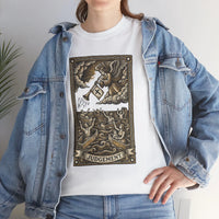 Judgement Angel Graphic T-Shirt - Heavy Cotton Classic Fit Tee - Unisex White