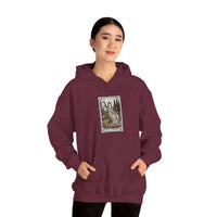 The Empress Tarot Card Hoodie - Heavyweight Cotton Blend Pullover - Unisex Ash