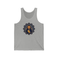 Alchemist Dog Sacred Geometry Tank Top - Lightweight Jersey Cotton Retail Fit - Unisex Athletic Heather
