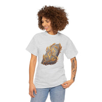Jera Rune Harvest Stone T-Shirt - Heavy Cotton Classic Fit Tee - Unisex White