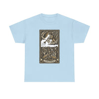 Judgement Angel Graphic T-Shirt - Heavy Cotton Classic Fit Tee - Unisex White