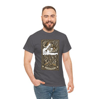 Judgement Angel Graphic T-Shirt - Heavy Cotton Classic Fit Tee - Unisex White