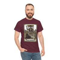 The Chariot Tarot Card T-Shirt - Heavy Cotton Classic Fit Tee - Unisex White