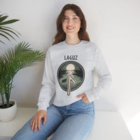 Laguz Rune Water Lifeblood Sweatshirt - Heavy Blend Fleece Crewneck - Unisex White