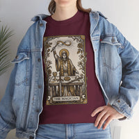 The Magician Tarot Card T-Shirt - Heavyweight 100% Cotton Classic Tee - Unisex White