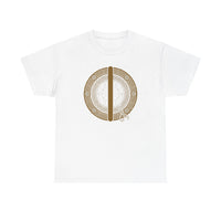 Isa Rune Graphic T-Shirt - Heavyweight Cotton Classic Fit Tee - Unisex White