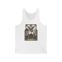 The Lovers Tarot Card Tank Top - Lightweight Ring-Spun Jersey - Unisex White