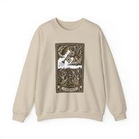 Judgement Tarot Card Graphic Sweatshirt - Heavy Blend Classic Fit Crewneck - Unisex White
