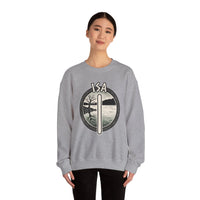 Isa Rune Ice Stillness Sweatshirt - Heavy Blend Crewneck Fleece - Unisex White