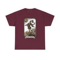The Fool Tarot Card Graphic T-Shirt - Heavy Cotton Classic Fit Tee - Unisex White