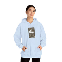 Judgement Tarot Card Graphic Hoodie - Heavyweight Cotton Blend Pullover - Unisex White