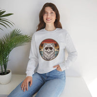 Persian Cool Cat 70s Sunset Aviators Sweatshirt - Heavy Blend Cotton-Poly Crewneck - Unisex White