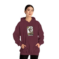 The Fool Tarot Card Hoodie - Heavy Blend Cotton Blend Pullover - Unisex White