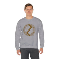 Jera Harvest Rune Sweatshirt - Heavy Cotton Blend Crewneck - Unisex White