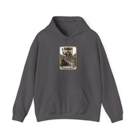The Chariot Tarot Card Hoodie - Heavy Blend Fleece Pullover - Unisex Off White