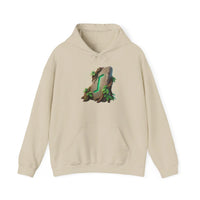 Eihwaz Rune Yggdrasil Tree Hoodie - Cozy Fleece Cotton Blend Pullover - Unisex White S-5XL