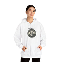 Eihwaz Yew World Tree Rune Hoodie - Soft Cotton Blend Pullover - Unisex White