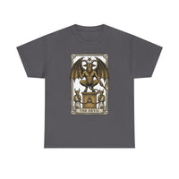 The Devil Tarot Card Graphic T-Shirt - Heavy Cotton Classic Fit Tee - Unisex White