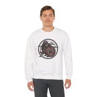 Shieldmaiden Viking Berserker Dogs Sweatshirt - Heavyweight Fleece Crewneck - Unisex White
