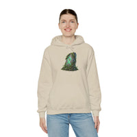 Othala Rune Stone Graphic Hoodie - Heavy Blend Fleece Pullover - Unisex White