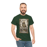 The Magician Tarot Card T-Shirt - Heavyweight 100% Cotton Classic Tee - Unisex White