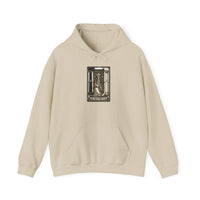 High Priestess Tarot Card Hoodie - Heavy Blend Fleece Pullover - Unisex White
