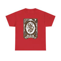 The World Tarot Card Graphic T-Shirt - Heavy Cotton Classic Fit Tee - Unisex White
