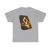 Ingwaz Rune Sacred Seed T-Shirt - Heavy Cotton Classic Fit Tee - Unisex White