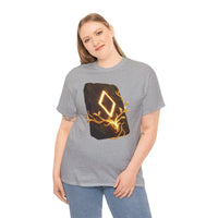 Ingwaz Rune Sacred Seed T-Shirt - Heavy Cotton Classic Fit Tee - Unisex White