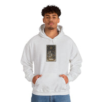 The Star Tarot Card Hoodie - Cozy Heavy Blend Fleece Pullover - Unisex White