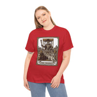 The Chariot Tarot Card T-Shirt - Heavy Cotton Classic Fit Tee - Unisex White