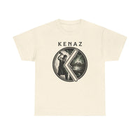 Kenaz Rune Forge Blacksmith T-Shirt - Heavyweight 100% Cotton Classic Fit Tee - Unisex White