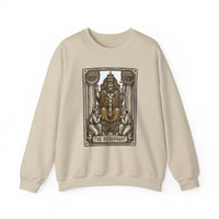 Hierophant Tarot Card Sweatshirt - Heavy Blend Crewneck Fleece - Unisex Ash