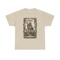 The Magician Tarot Card T-Shirt - Heavyweight 100% Cotton Classic Tee - Unisex White