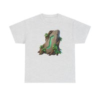 Eihwaz Yew Tree Rune T-Shirt - Heavy 100% Cotton Classic Fit - Unisex White