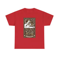 Judgement Angel Graphic T-Shirt - Heavy Cotton Classic Fit Tee - Unisex White