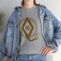 Ingwaz Rune Seed & Potential T-Shirt - Heavy Cotton Classic Fit Tee - Unisex White