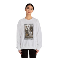 Major Arcana Empress Tarot Card Sweatshirt - Soft Heavy Blend Crewneck - Unisex White