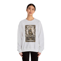 The Magician Tarot Card Sweatshirt - Heavy Blend Fleece Crewneck Pullover - Unisex Warm White