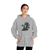 Berkana Birch Rune Graphic Hoodie - Soft Cotton-Poly Blend Pullover - Unisex White